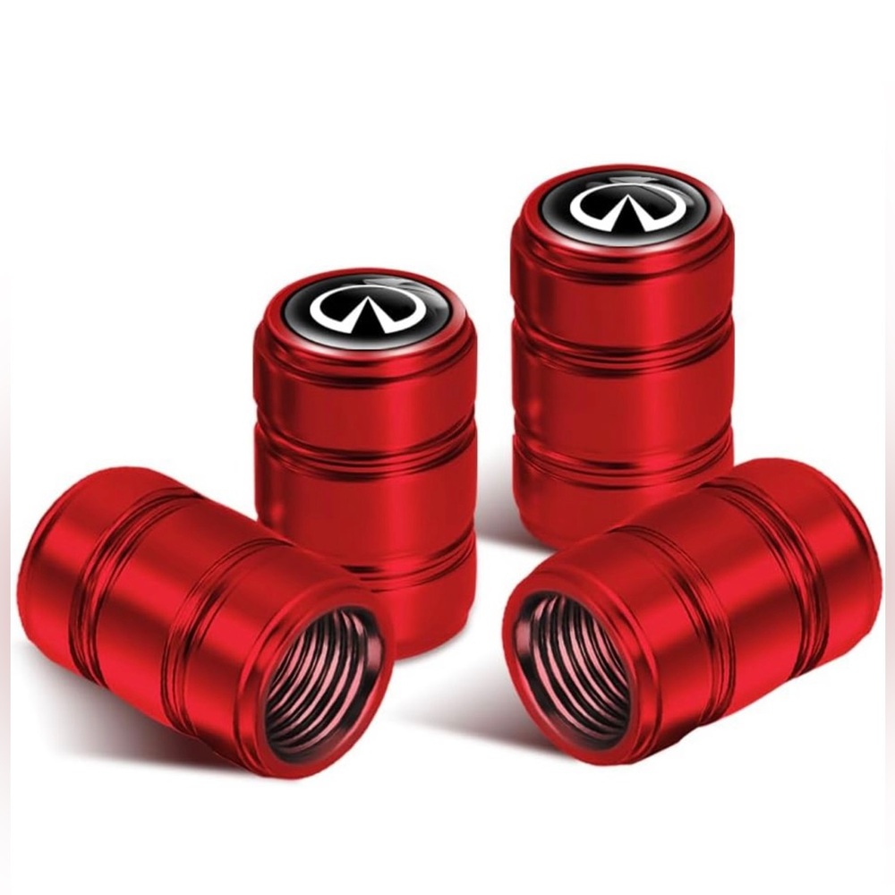 New infiniti Blue Tire Valves!